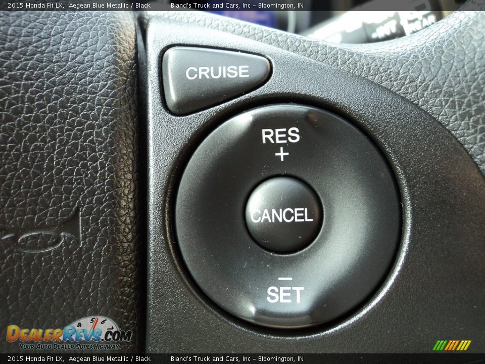 2015 Honda Fit LX Aegean Blue Metallic / Black Photo #16