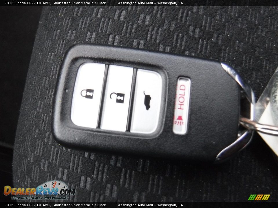2016 Honda CR-V EX AWD Alabaster Silver Metallic / Black Photo #28