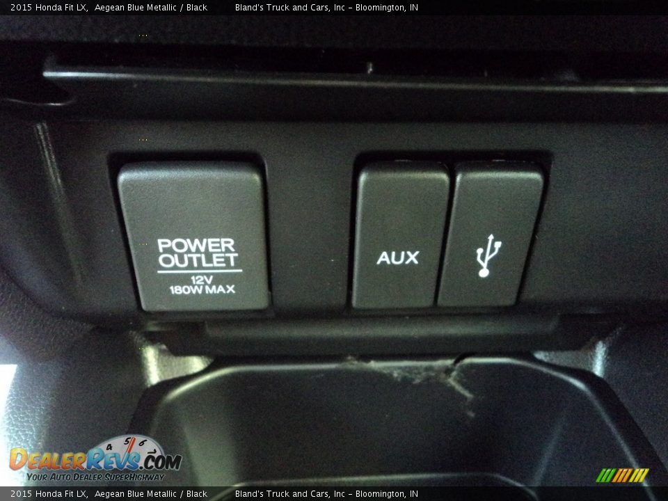 2015 Honda Fit LX Aegean Blue Metallic / Black Photo #20