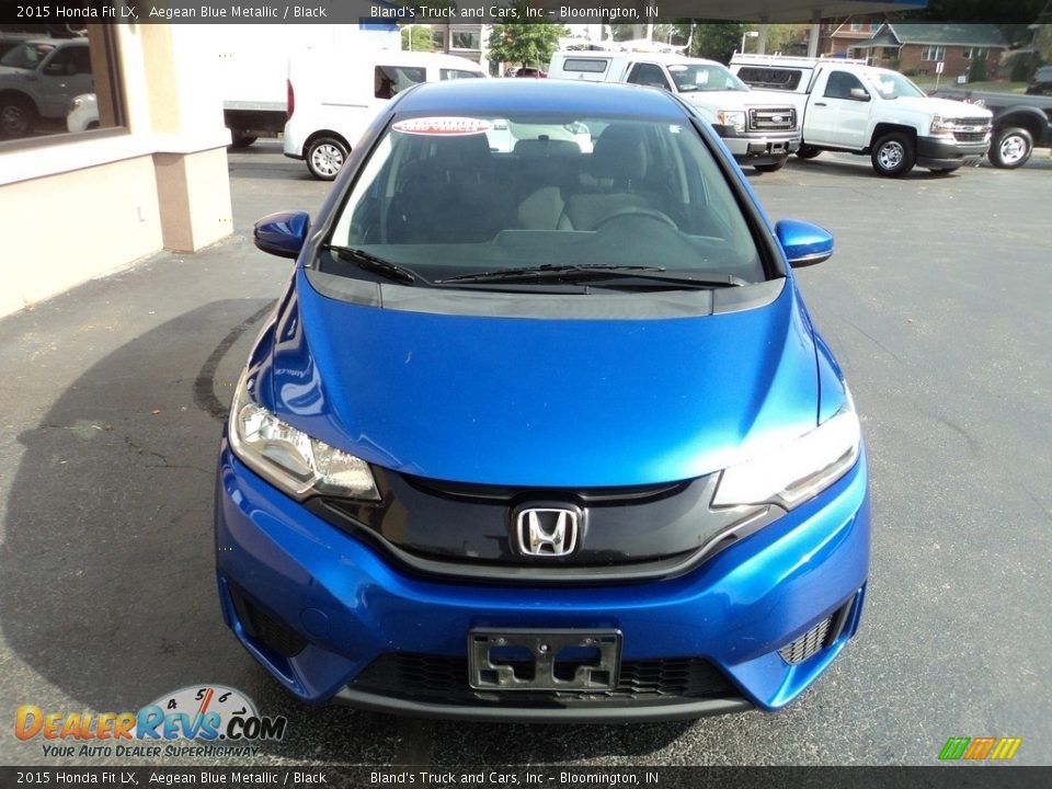 2015 Honda Fit LX Aegean Blue Metallic / Black Photo #21