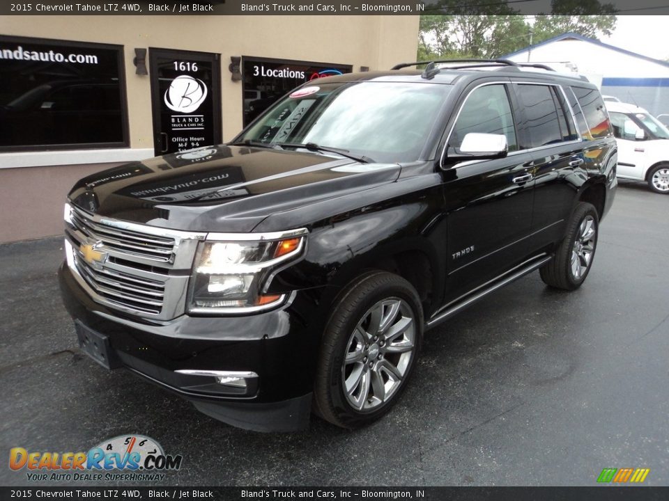 2015 Chevrolet Tahoe LTZ 4WD Black / Jet Black Photo #2