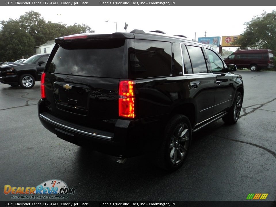 2015 Chevrolet Tahoe LTZ 4WD Black / Jet Black Photo #4