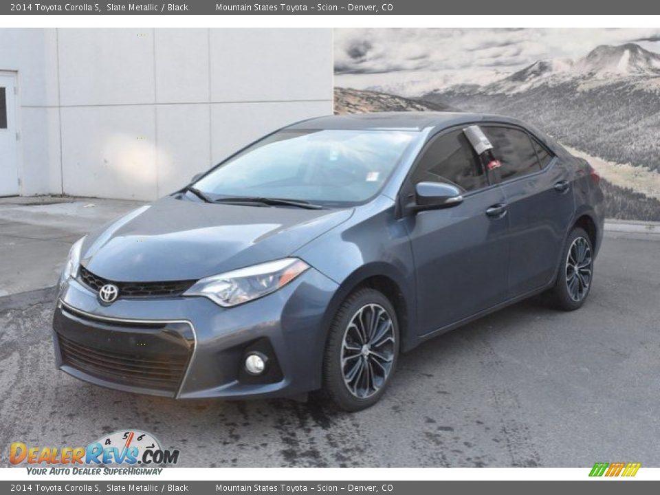 2014 Toyota Corolla S Slate Metallic / Black Photo #2
