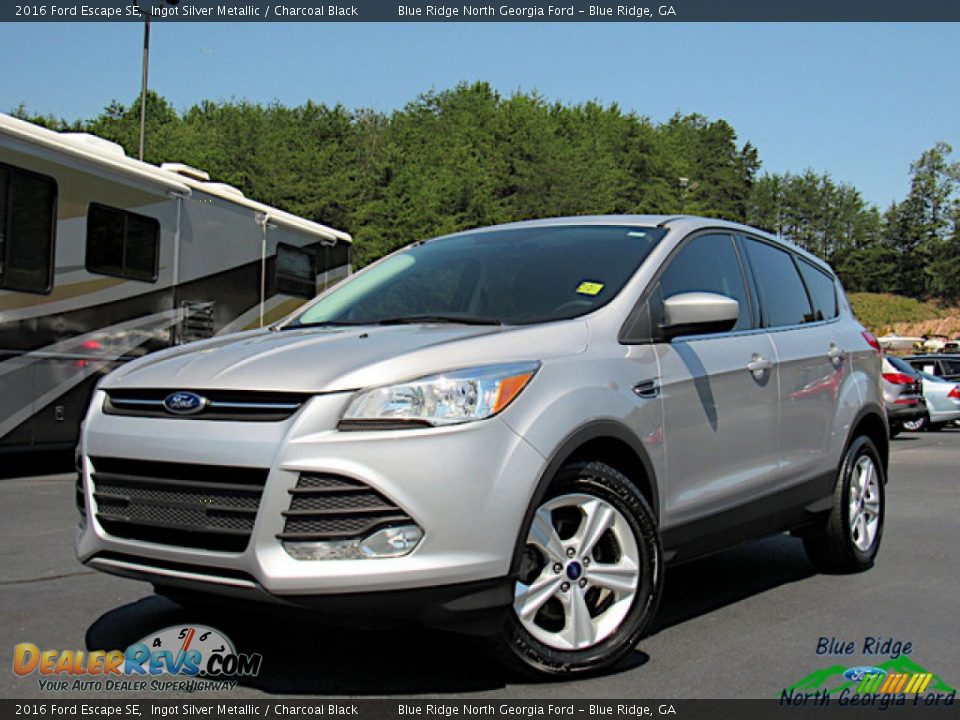 2016 Ford Escape SE Ingot Silver Metallic / Charcoal Black Photo #1