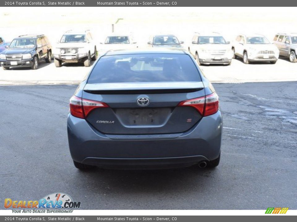 2014 Toyota Corolla S Slate Metallic / Black Photo #5