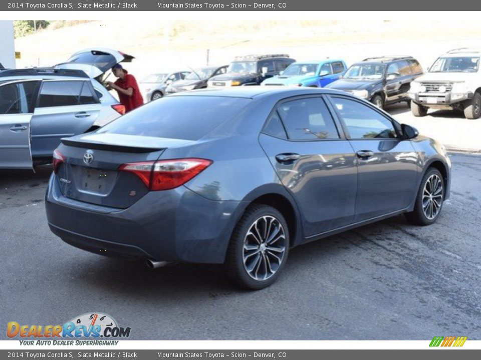 2014 Toyota Corolla S Slate Metallic / Black Photo #6