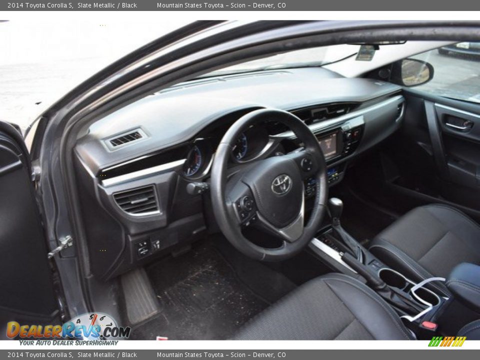 2014 Toyota Corolla S Slate Metallic / Black Photo #10