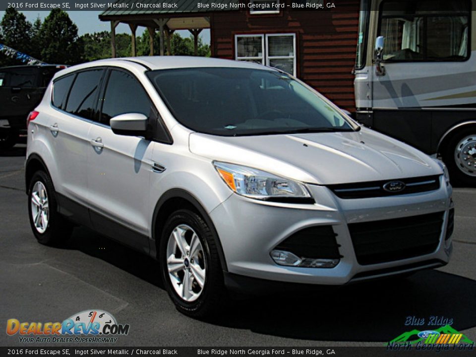 2016 Ford Escape SE Ingot Silver Metallic / Charcoal Black Photo #7