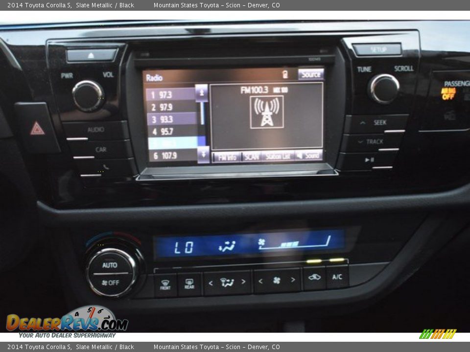 2014 Toyota Corolla S Slate Metallic / Black Photo #11