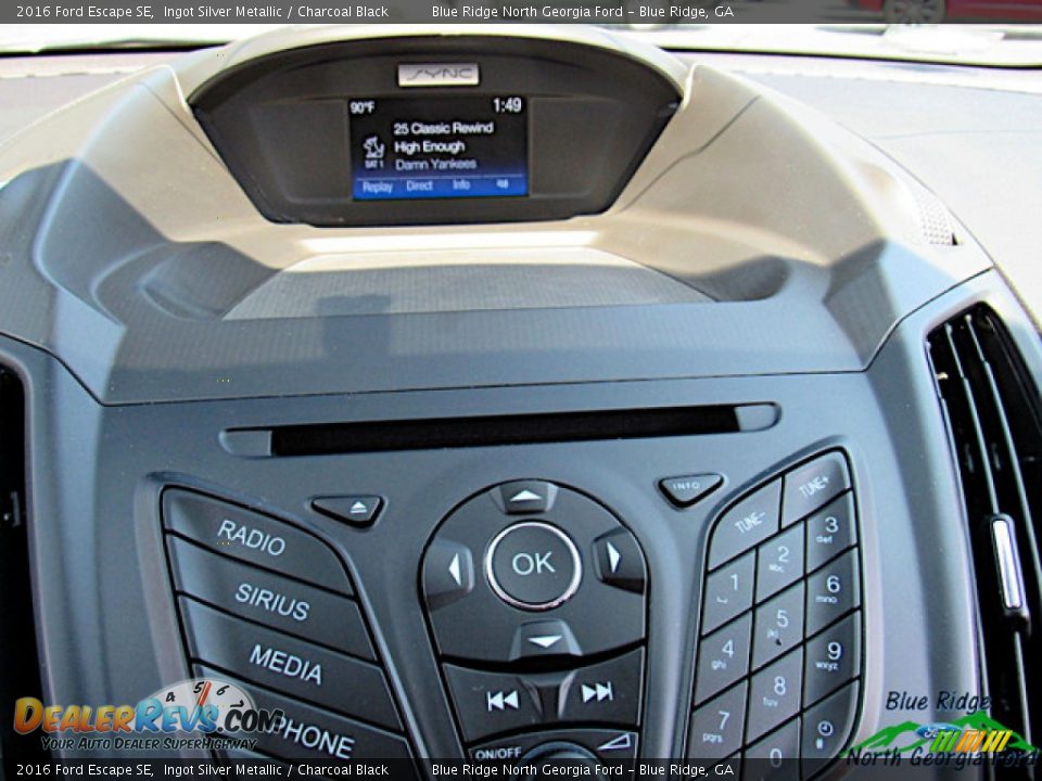 2016 Ford Escape SE Ingot Silver Metallic / Charcoal Black Photo #21