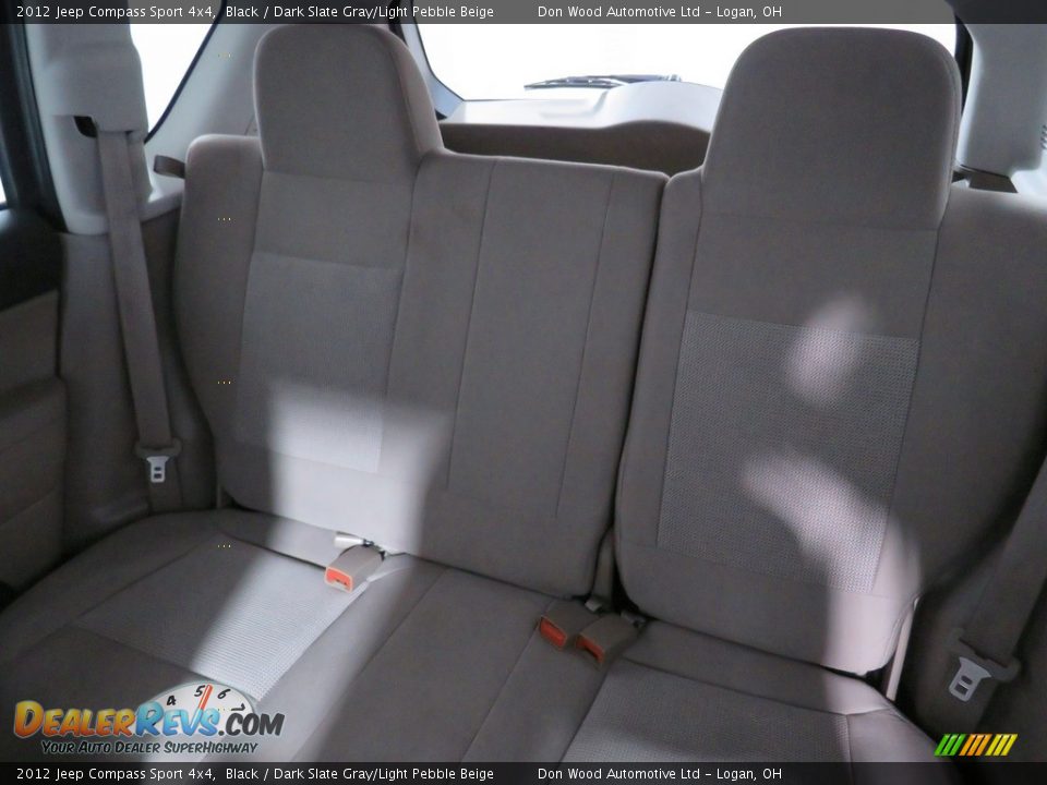 2012 Jeep Compass Sport 4x4 Black / Dark Slate Gray/Light Pebble Beige Photo #27