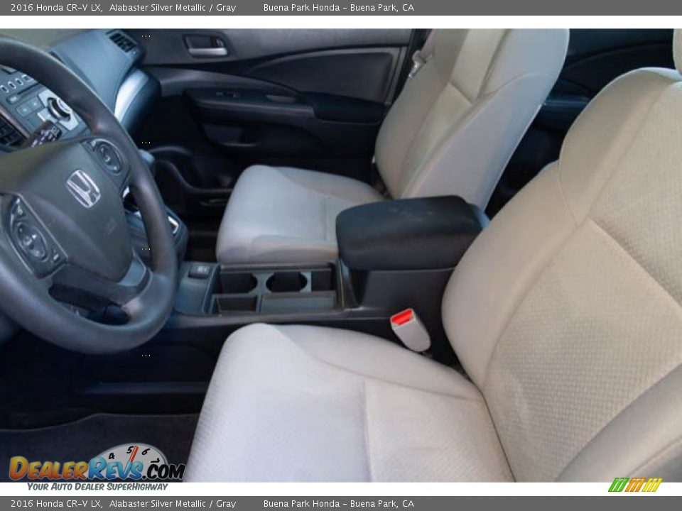2016 Honda CR-V LX Alabaster Silver Metallic / Gray Photo #3