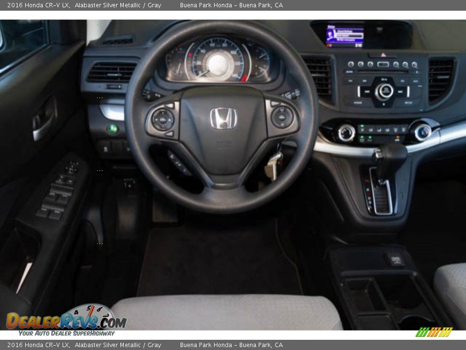 2016 Honda CR-V LX Alabaster Silver Metallic / Gray Photo #5