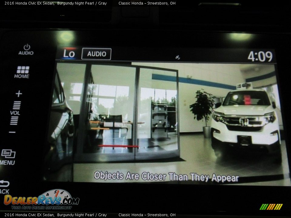 2016 Honda Civic EX Sedan Burgundy Night Pearl / Gray Photo #33