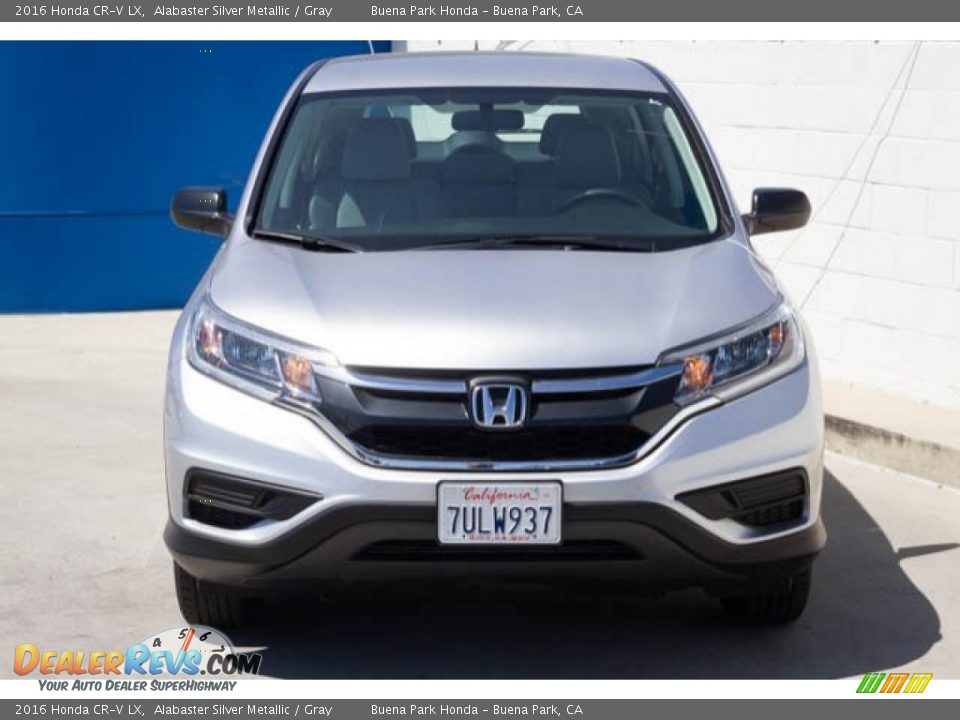 2016 Honda CR-V LX Alabaster Silver Metallic / Gray Photo #7
