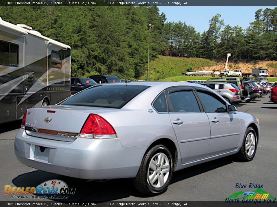 2006 Chevrolet Impala LS Glacier Blue Metallic / Gray Photo #5