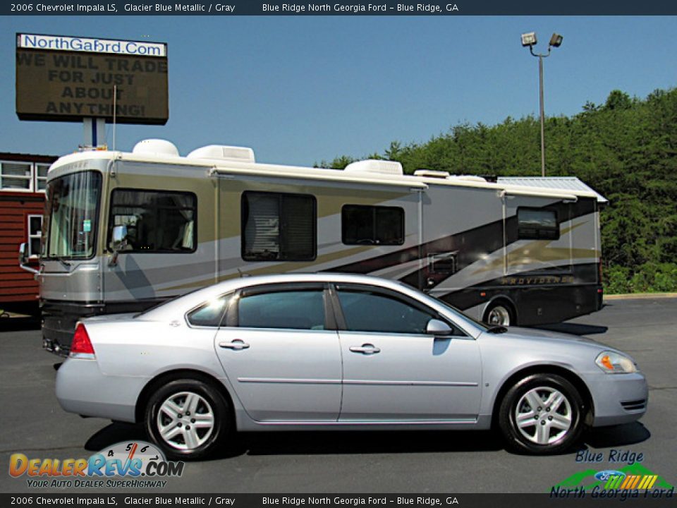 2006 Chevrolet Impala LS Glacier Blue Metallic / Gray Photo #6