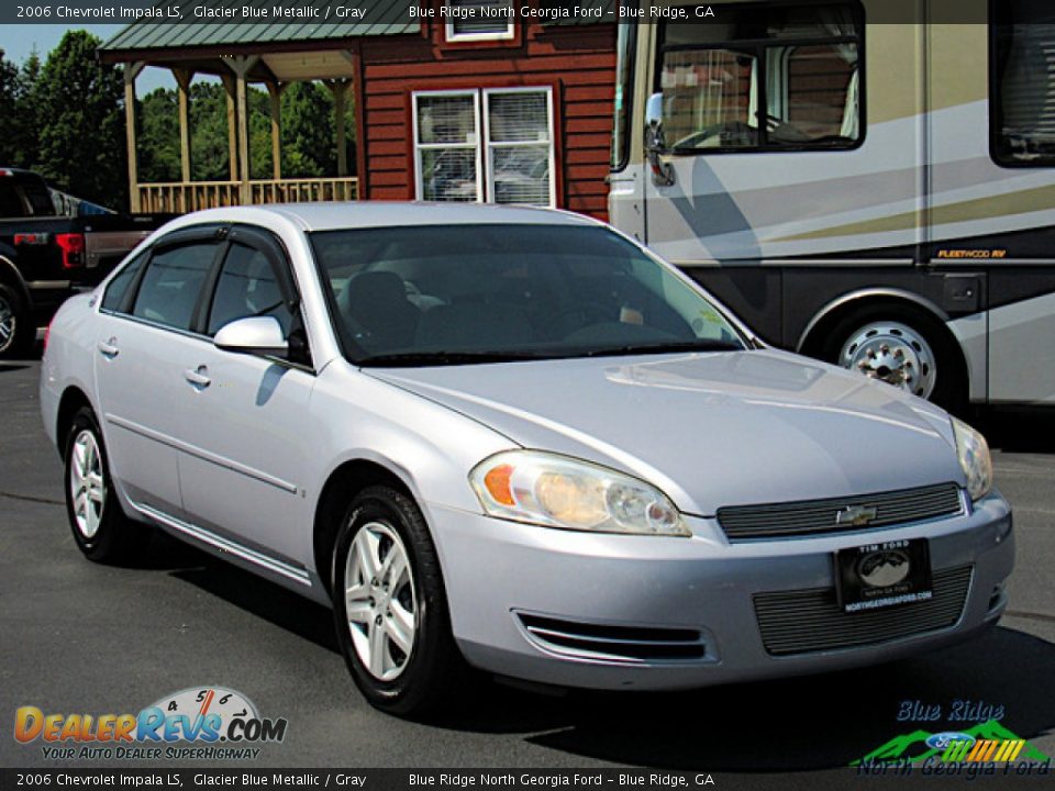 2006 Chevrolet Impala LS Glacier Blue Metallic / Gray Photo #7