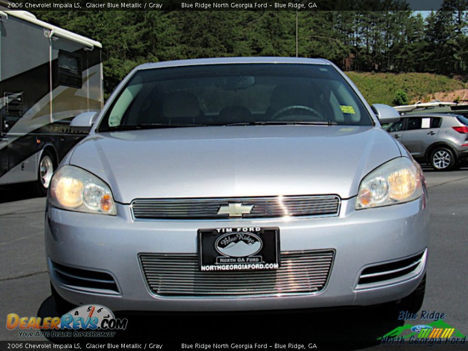 2006 Chevrolet Impala LS Glacier Blue Metallic / Gray Photo #8