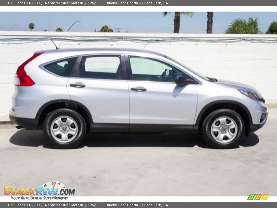 2016 Honda CR-V LX Alabaster Silver Metallic / Gray Photo #12