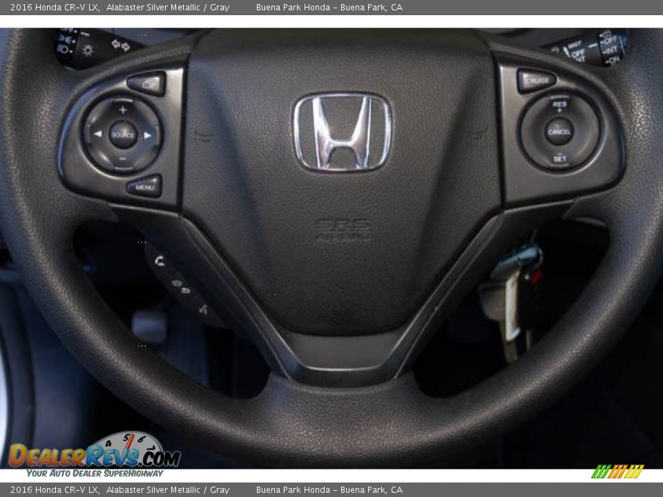 2016 Honda CR-V LX Alabaster Silver Metallic / Gray Photo #13