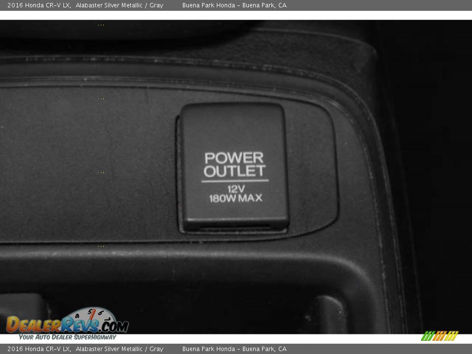 2016 Honda CR-V LX Alabaster Silver Metallic / Gray Photo #14