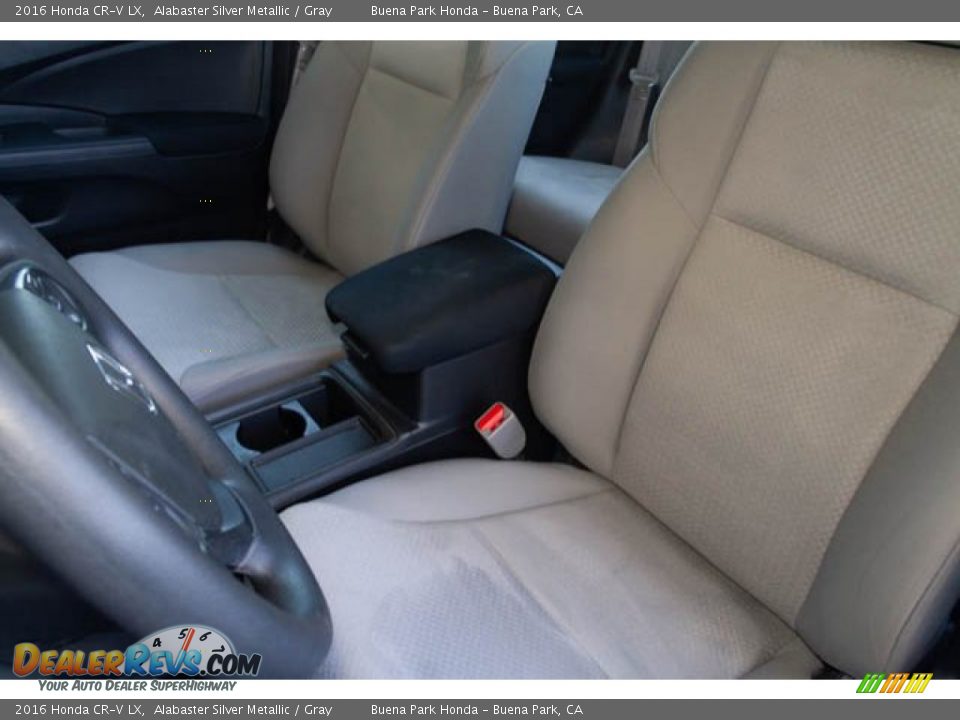 2016 Honda CR-V LX Alabaster Silver Metallic / Gray Photo #15