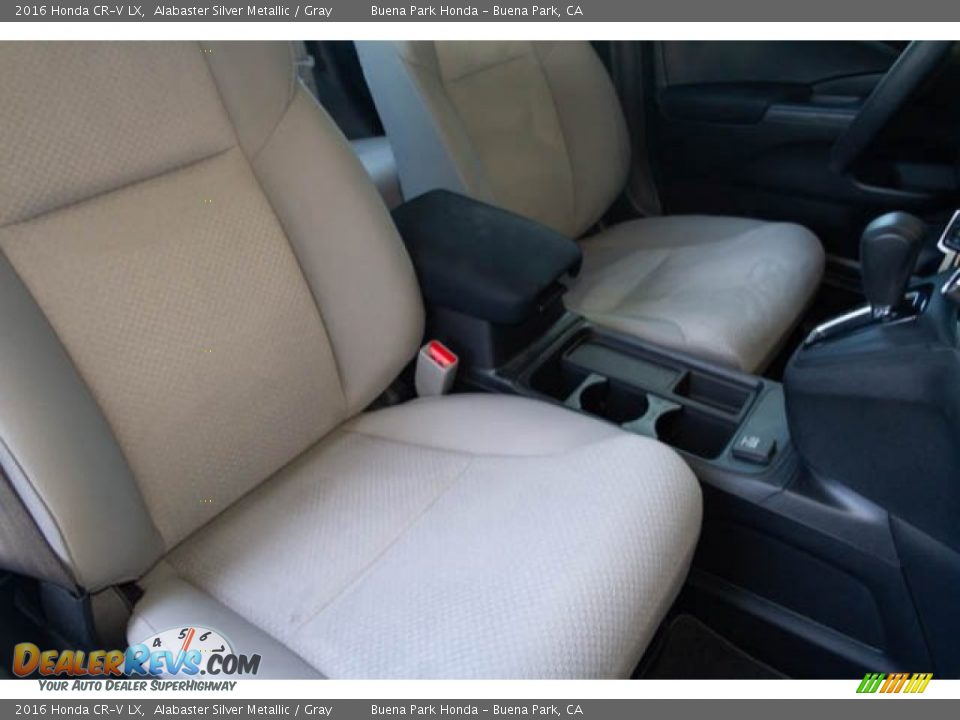 2016 Honda CR-V LX Alabaster Silver Metallic / Gray Photo #21