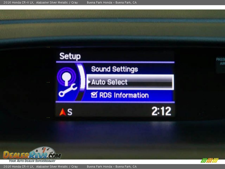 2016 Honda CR-V LX Alabaster Silver Metallic / Gray Photo #22