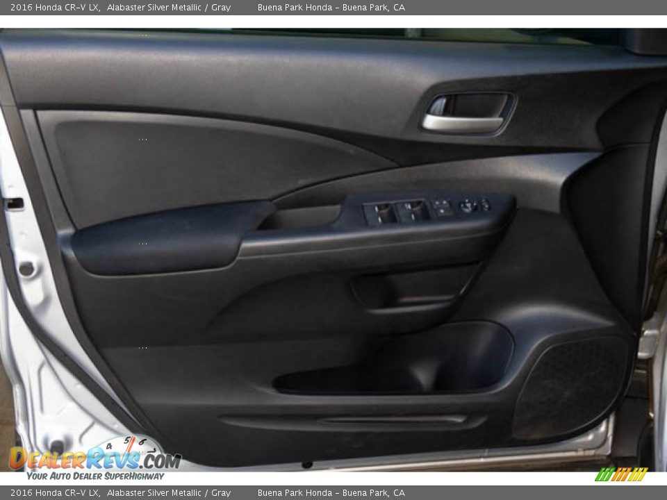 2016 Honda CR-V LX Alabaster Silver Metallic / Gray Photo #25