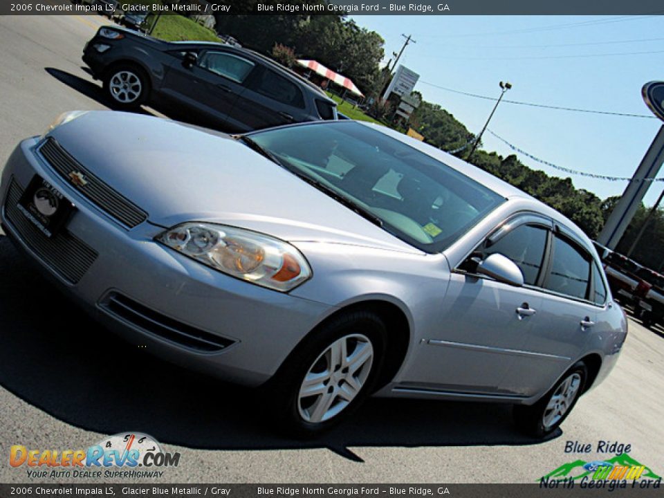 2006 Chevrolet Impala LS Glacier Blue Metallic / Gray Photo #27
