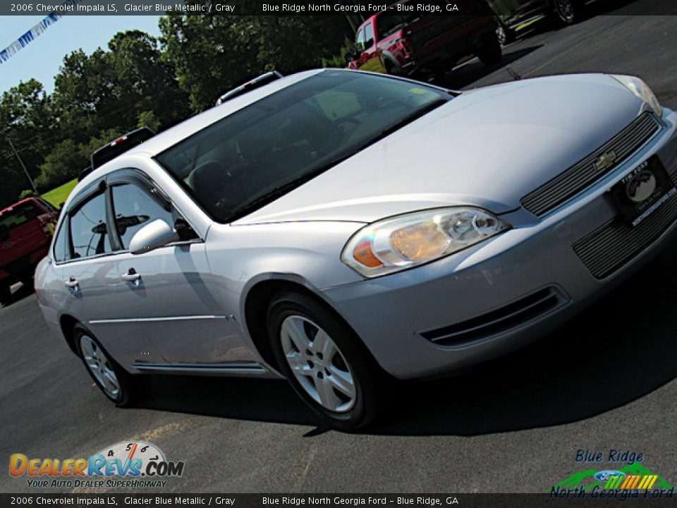 2006 Chevrolet Impala LS Glacier Blue Metallic / Gray Photo #28