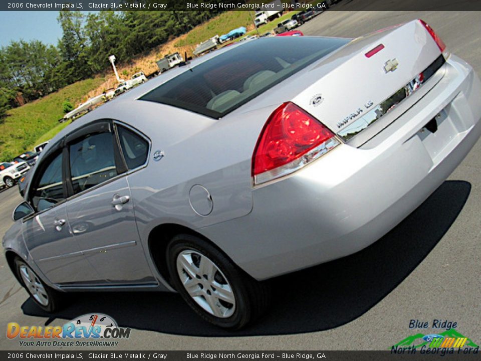 2006 Chevrolet Impala LS Glacier Blue Metallic / Gray Photo #30