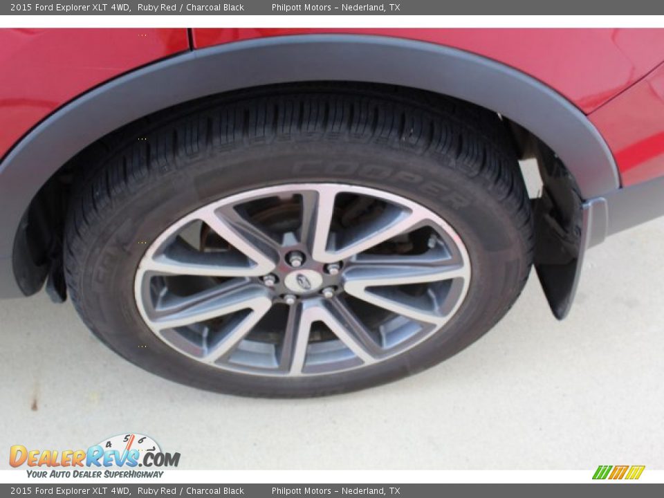 2015 Ford Explorer XLT 4WD Ruby Red / Charcoal Black Photo #5