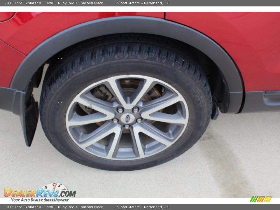 2015 Ford Explorer XLT 4WD Ruby Red / Charcoal Black Photo #6