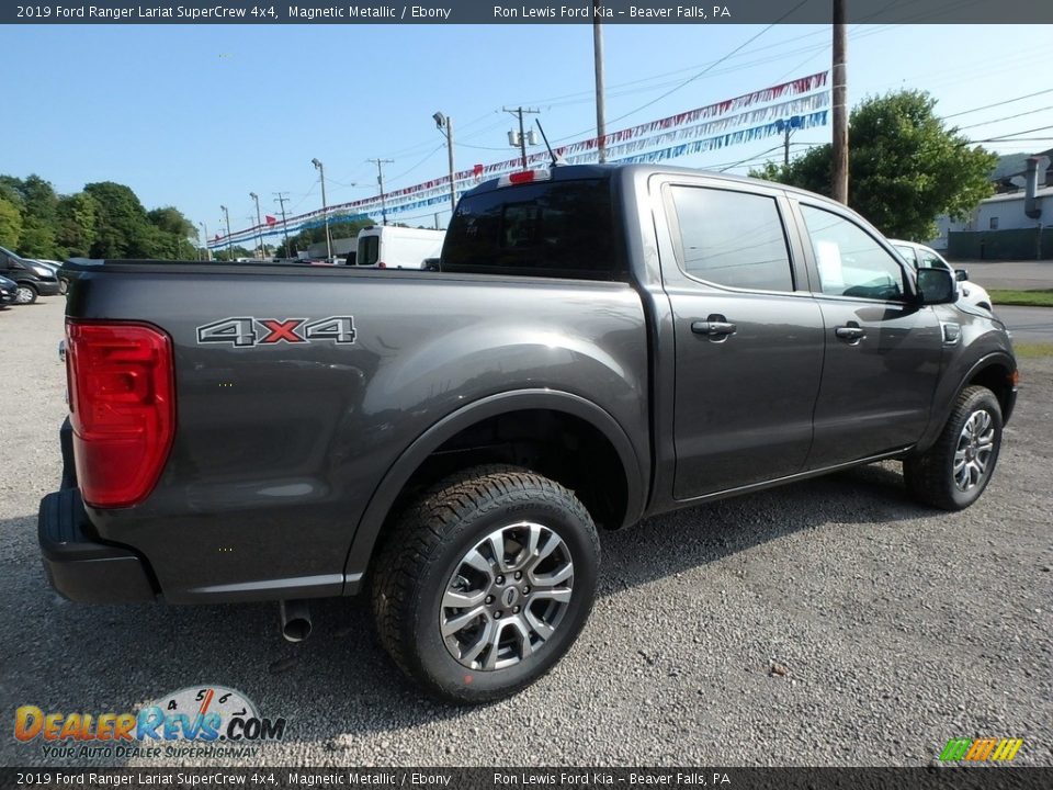 2019 Ford Ranger Lariat SuperCrew 4x4 Magnetic Metallic / Ebony Photo #2