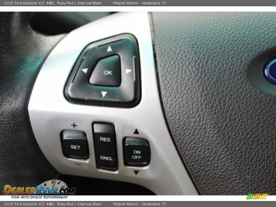 2015 Ford Explorer XLT 4WD Ruby Red / Charcoal Black Photo #15