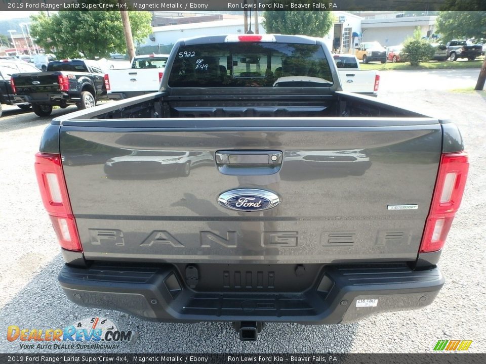 2019 Ford Ranger Lariat SuperCrew 4x4 Magnetic Metallic / Ebony Photo #3