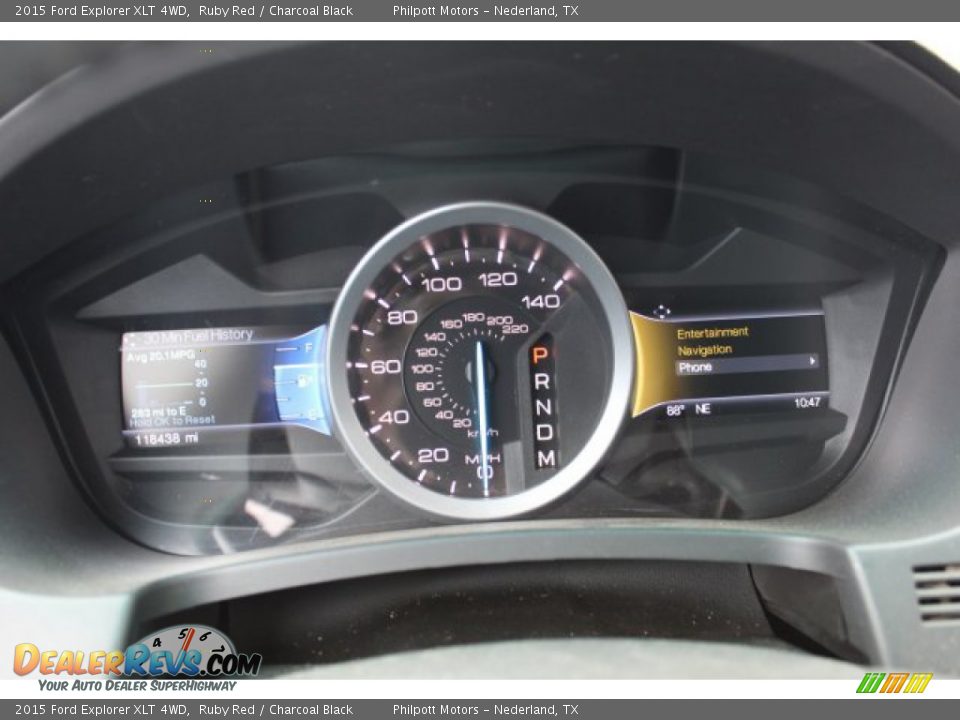 2015 Ford Explorer XLT 4WD Ruby Red / Charcoal Black Photo #17