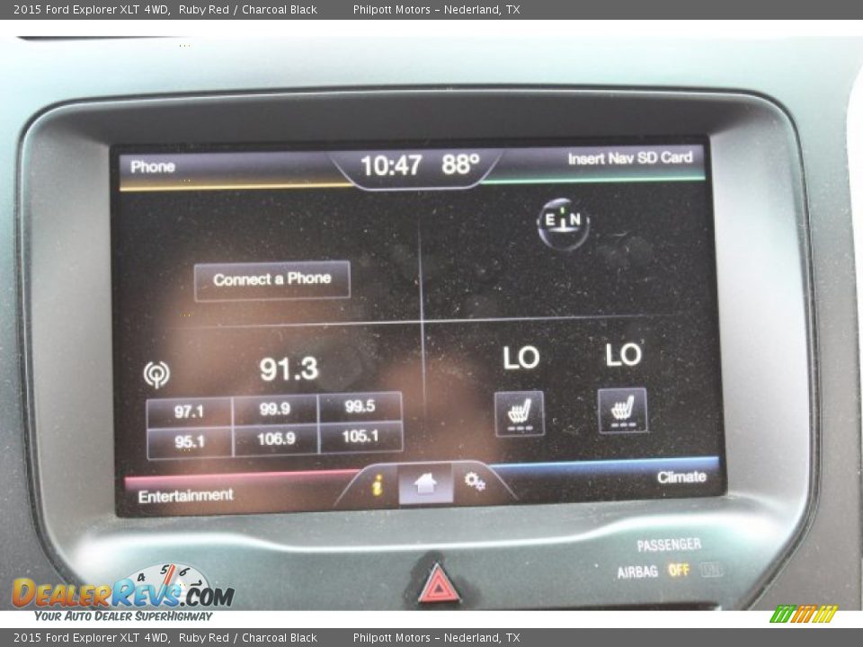 2015 Ford Explorer XLT 4WD Ruby Red / Charcoal Black Photo #19