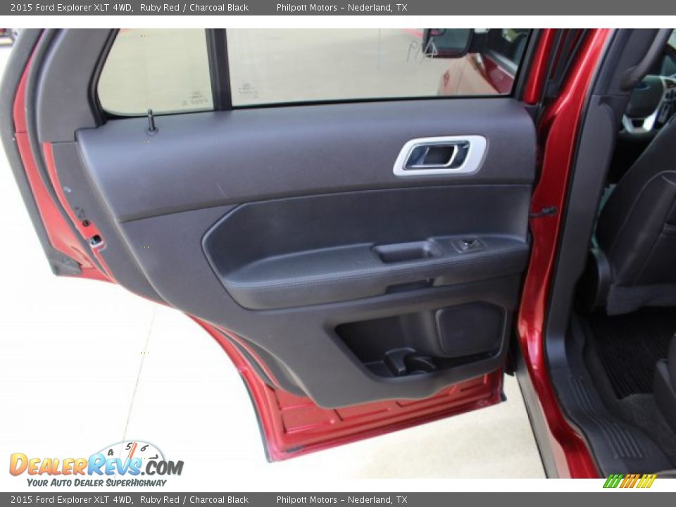 2015 Ford Explorer XLT 4WD Ruby Red / Charcoal Black Photo #21