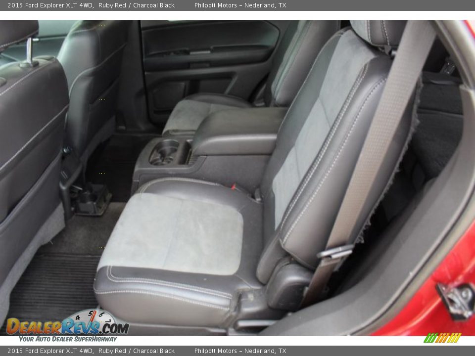 2015 Ford Explorer XLT 4WD Ruby Red / Charcoal Black Photo #22