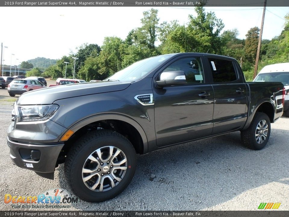 2019 Ford Ranger Lariat SuperCrew 4x4 Magnetic Metallic / Ebony Photo #6