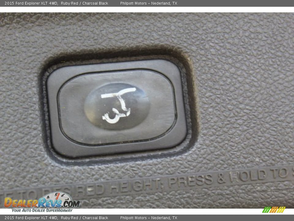 2015 Ford Explorer XLT 4WD Ruby Red / Charcoal Black Photo #26