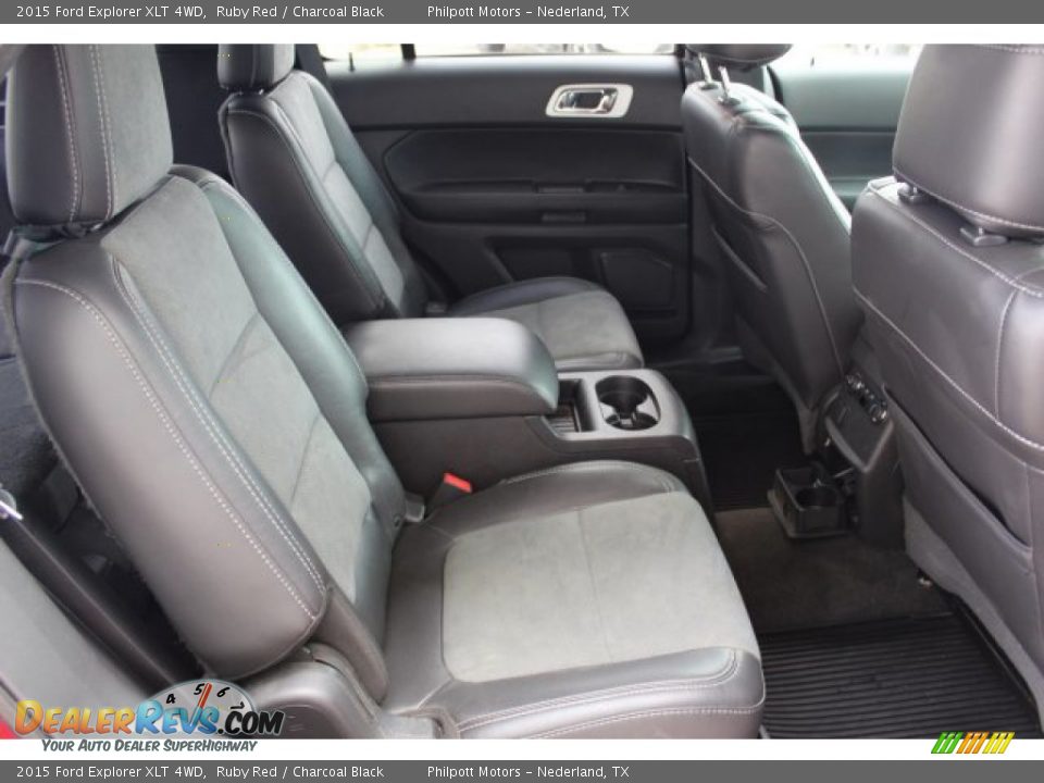 2015 Ford Explorer XLT 4WD Ruby Red / Charcoal Black Photo #28