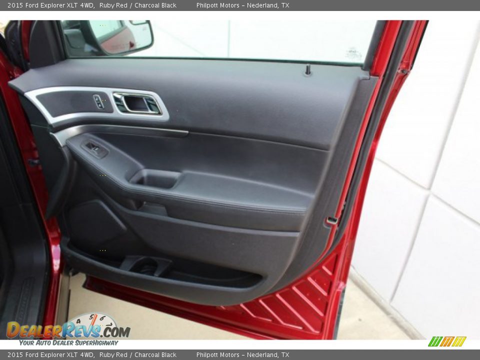 2015 Ford Explorer XLT 4WD Ruby Red / Charcoal Black Photo #29