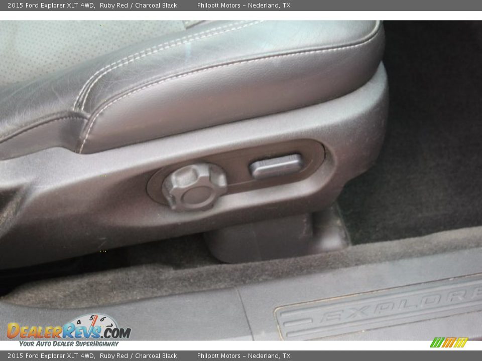 2015 Ford Explorer XLT 4WD Ruby Red / Charcoal Black Photo #31