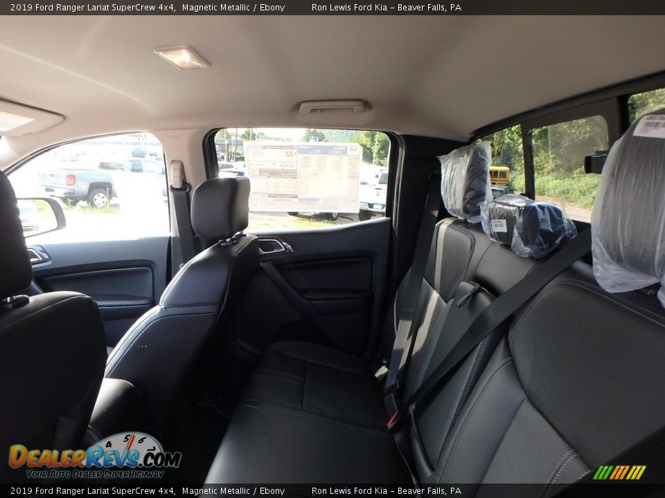 2019 Ford Ranger Lariat SuperCrew 4x4 Magnetic Metallic / Ebony Photo #13