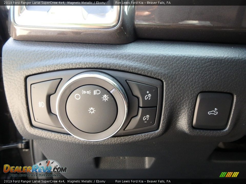 2019 Ford Ranger Lariat SuperCrew 4x4 Magnetic Metallic / Ebony Photo #17