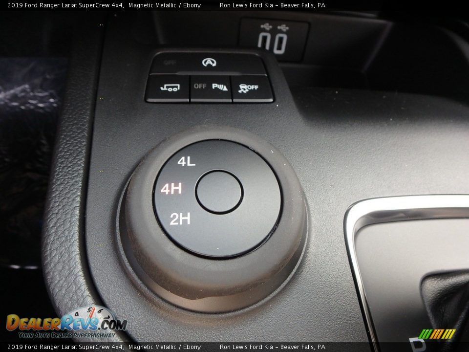 2019 Ford Ranger Lariat SuperCrew 4x4 Magnetic Metallic / Ebony Photo #18
